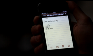Iphoneanteckning får jag chans på dig
